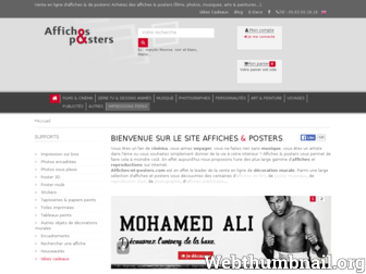 affiches-et-posters.com website preview