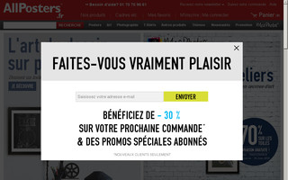 allposters.fr website preview