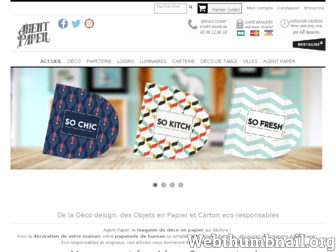 agentpaper.fr website preview