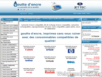 goutte-encre.com website preview