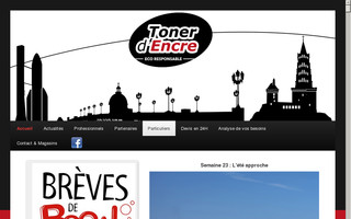 tonerdencre.fr website preview
