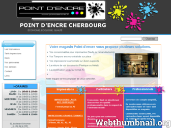 pointdencre-cherbourg.fr website preview