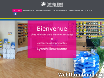 villeurbanne.cartridgeworld.fr website preview