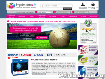 imprimantes.fr website preview