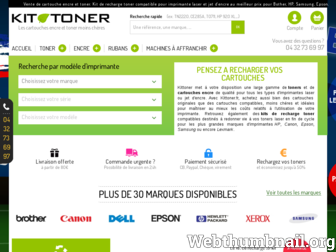 kittoner.fr website preview