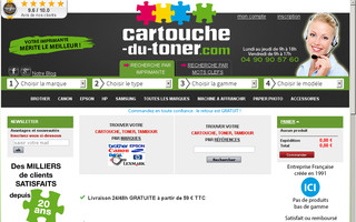 cartouche-du-toner.com website preview