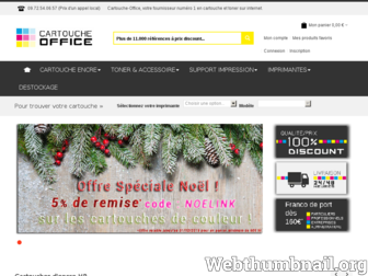 cartouche-office.fr website preview