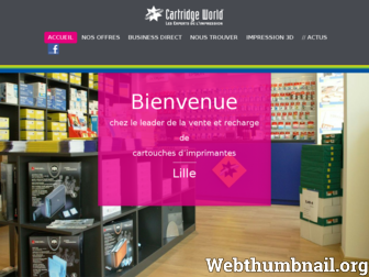 lille.cartridgeworld.fr website preview