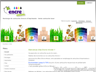 encreminute.com website preview