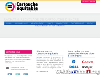 cartouche-equitable.com website preview