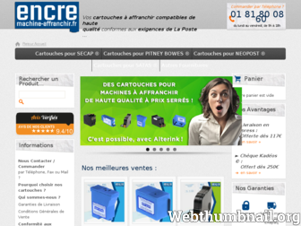 encre-machine-affranchir.fr website preview