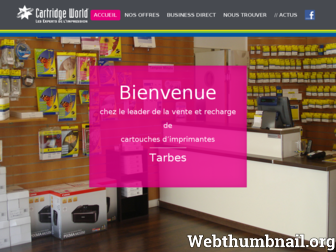 tarbes.cartridgeworld.fr website preview