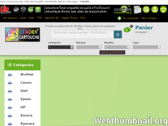 leader-cartouche.fr website preview