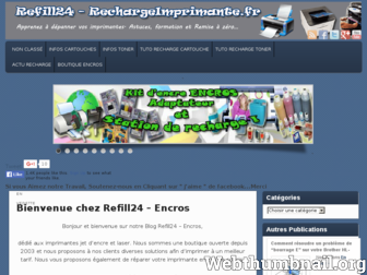 rechargeimprimante.fr website preview