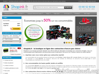 shopink.fr website preview