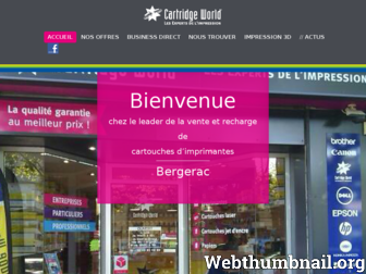bergerac.cartridgeworld.fr website preview