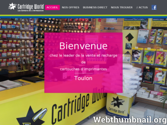toulon.cartridgeworld.fr website preview