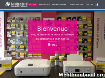 brest.cartridgeworld.fr website preview