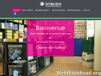 chalon-sur-saone.cartridgeworld.fr website preview