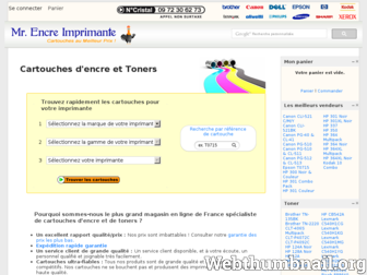 encre-imprimante.com website preview