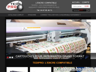 tedipro.fr website preview