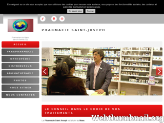 saint-joseph-pharmacie.fr website preview