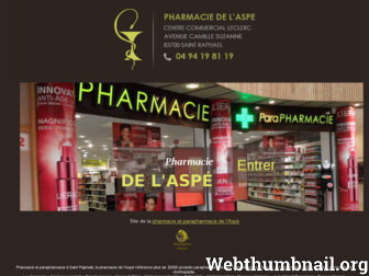 pharmacie-aspe.com website preview