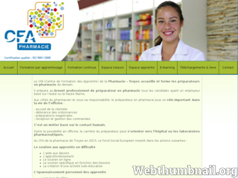 cfa-pharmacie-troyes.com website preview