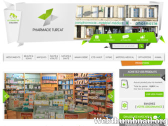 pharmacie-turcat-carbon-blanc.mesoigner.fr website preview