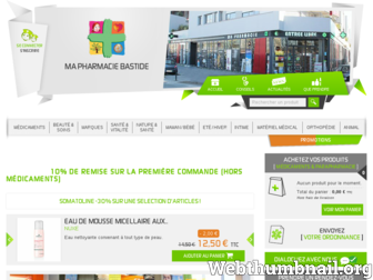 mapharmacie-bastide.mesoigner.fr website preview