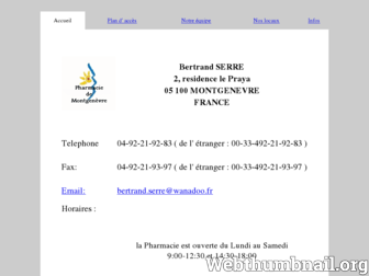 bertrand.serre.pagesperso-orange.fr website preview