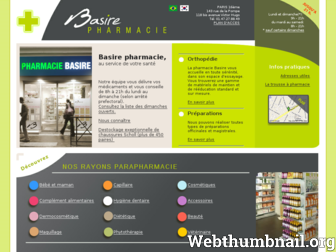 pharmacie-basire.com website preview