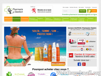 pharmaciedesteinfort.com website preview