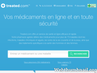 fr.treated.com website preview