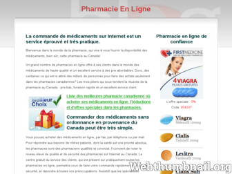 pharmaciecanadienne.com website preview