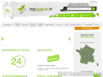 mesoigner.fr website preview