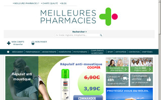 meilleurespharmacies.com website preview