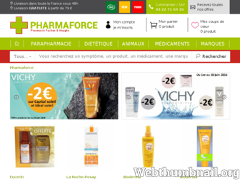 pharmaforce.fr website preview