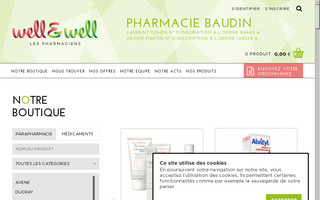 pharmacie-baudin-levallois.fr website preview