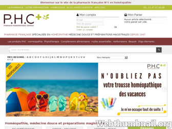 pharmacie-homeopathie.com website preview