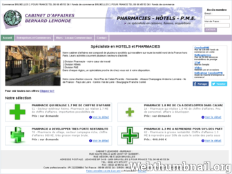 cabinet-lemonde.com website preview