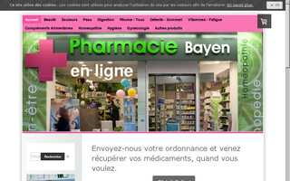 pharmaciebayen.fr website preview