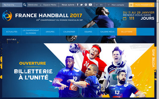 tickets.francehandball2017.com website preview