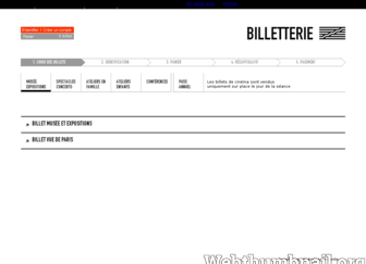 billetterie.centrepompidou.fr website preview