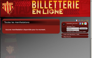 billetterie.usap.dspsport.com website preview