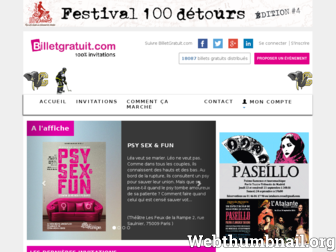billetgratuit.com website preview
