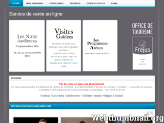 sortir-frejus.fr website preview
