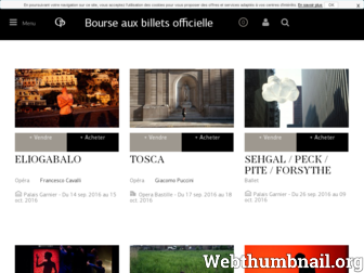 boursechange.operadeparis.fr website preview
