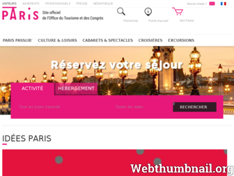 reservation.parisinfo.com website preview