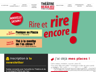 theatrebeaulieu.fr website preview
